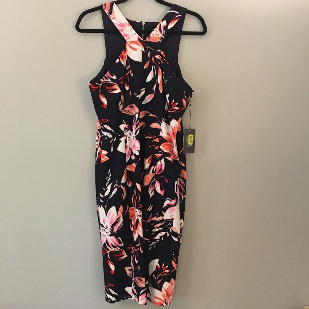 Vince Camuto floral scuba dress 14